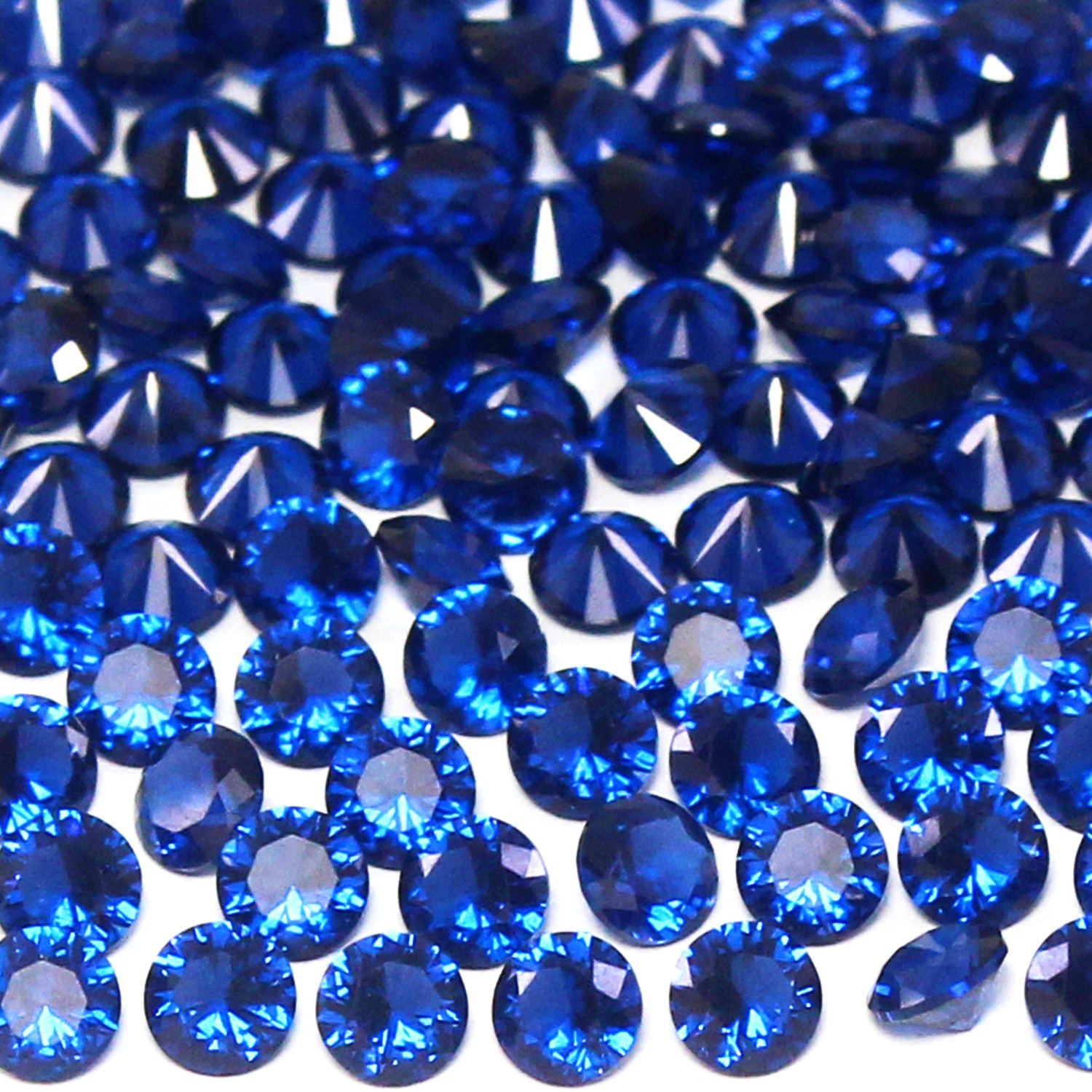 Natural Certified Ceylon Blue Sapphire 3.25 MM Round Unheated Gems 10 Pcs Lot