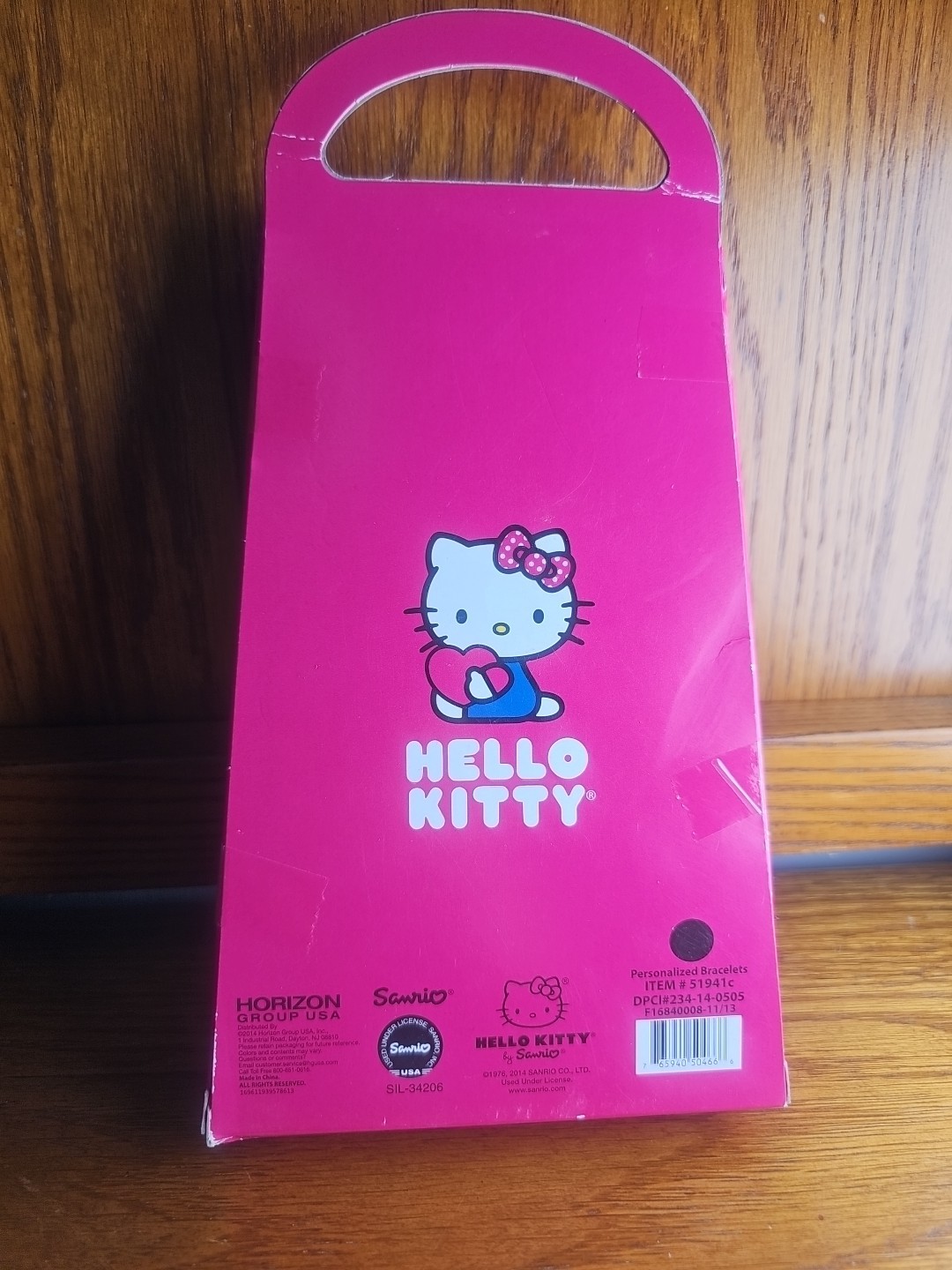 HELLO KITTY Designer Shoelace Bracelets Beads Create Your Own Sanrio 2014 NEW B1