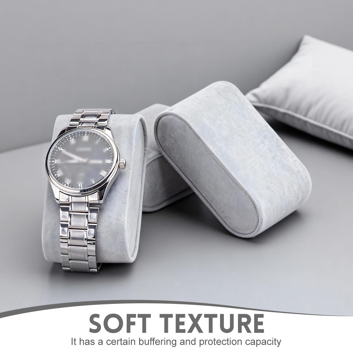 6 Pcs Watch Display Pillows Bracelet Cushions Soft Watch Bracelet Holder Velv…