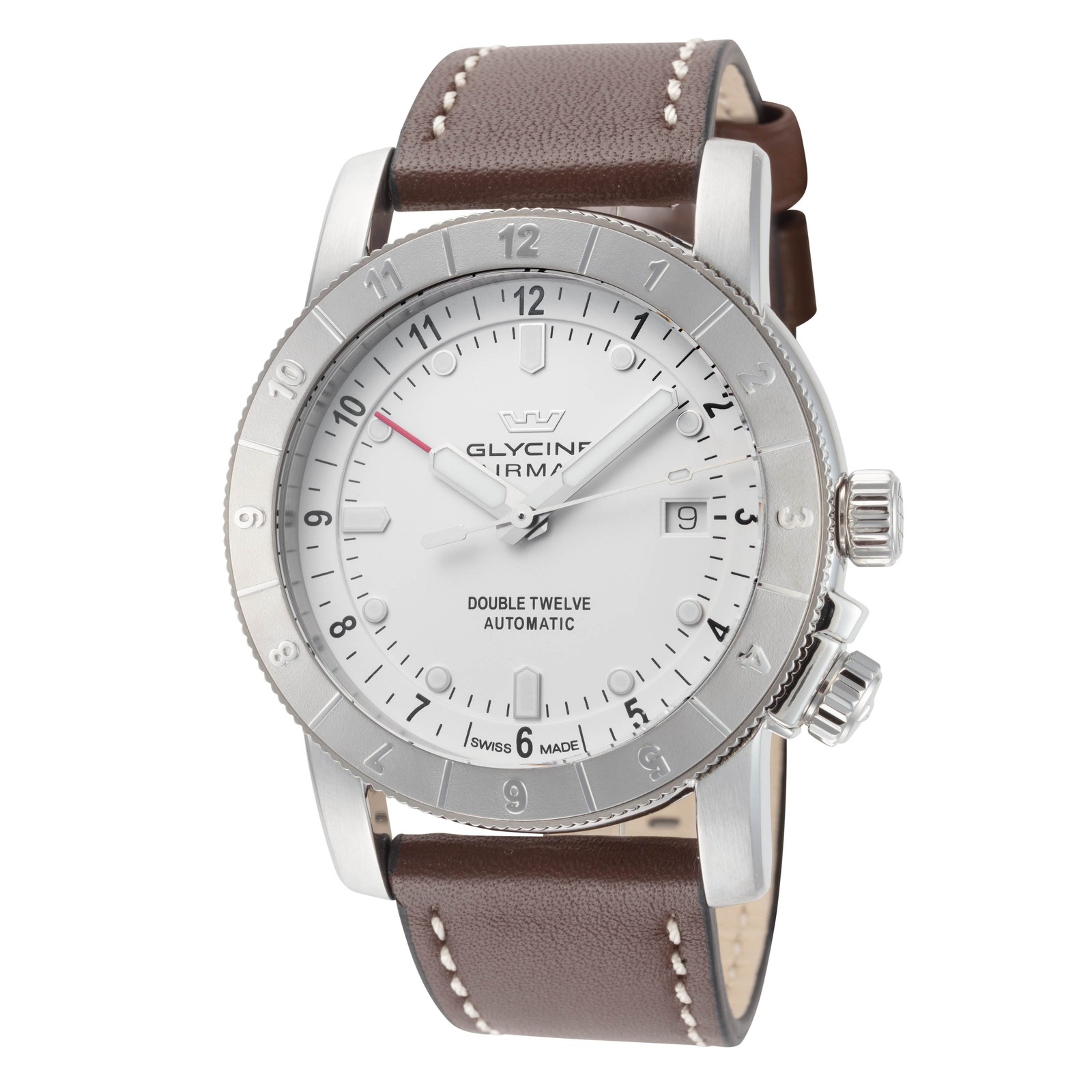 Glycine Men’s Ariman Double Twelve 42mm Automatic Watch GL0554