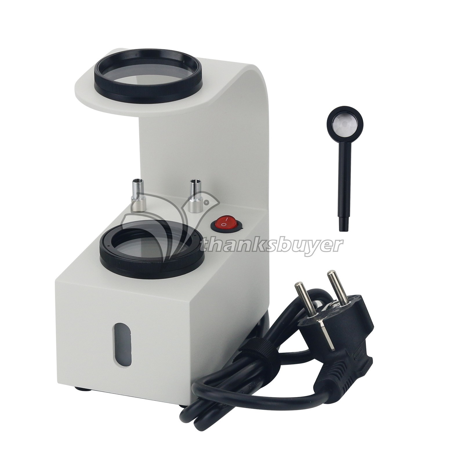 Desktop Polariscope Magnifier Tool with Rotatable Objective Table 110V 220V