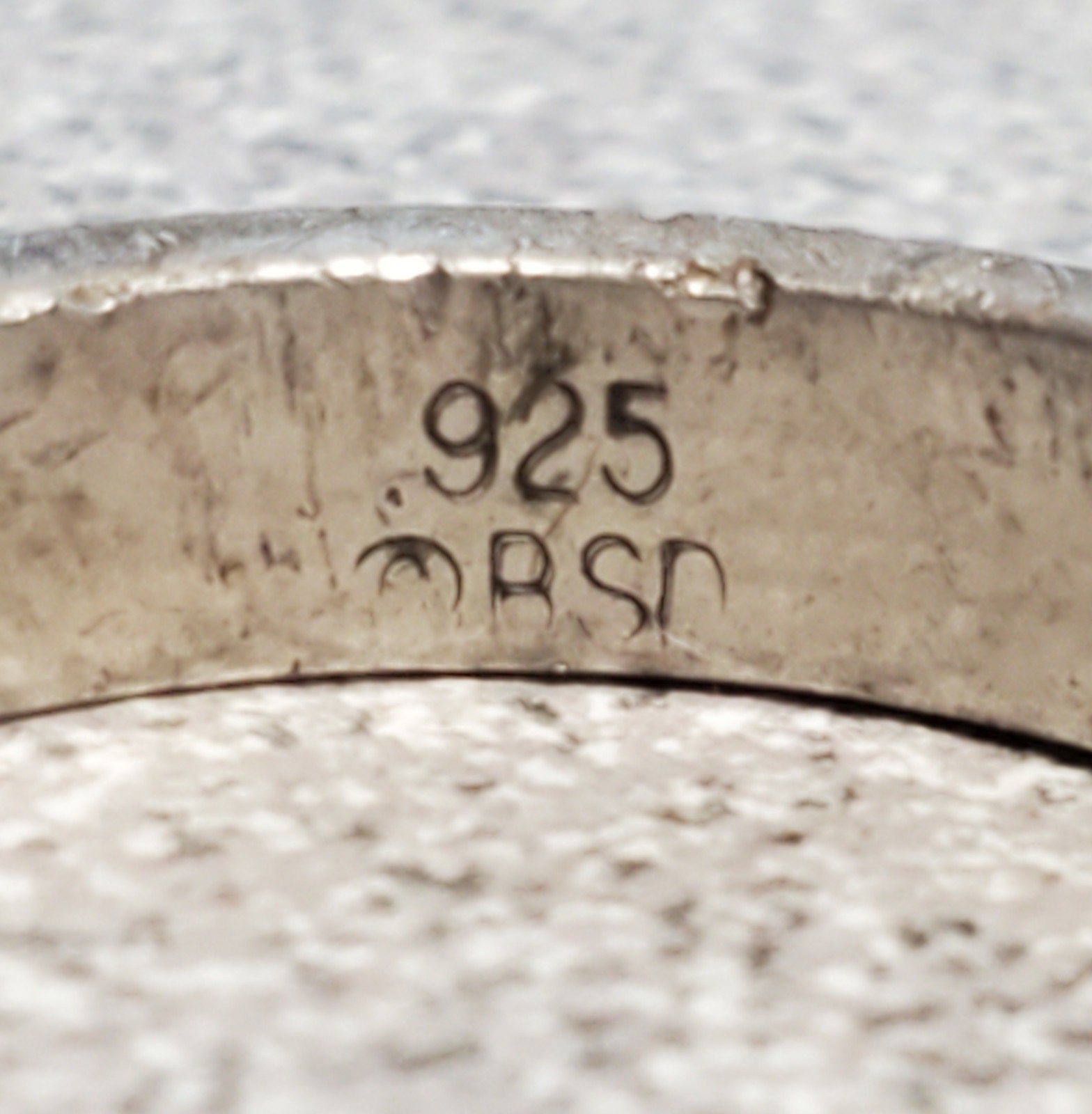 925 BDS True Love Waits Ring 7 Sterling Silver 3g Wedding Band Purity Reminder