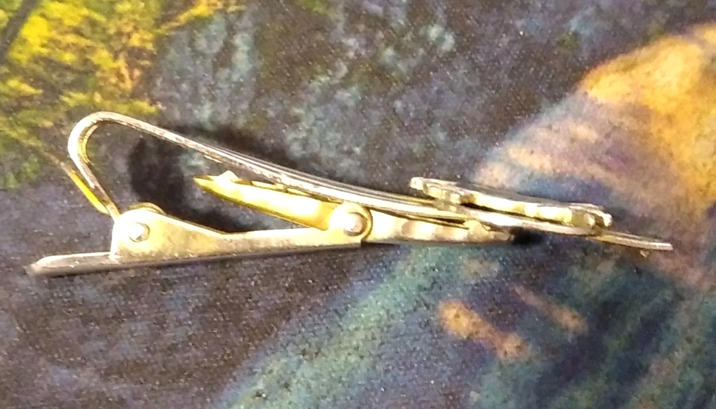 Vintage Tie Bar Tie Clip Horse USSR Ukraine Soviet 1950s
