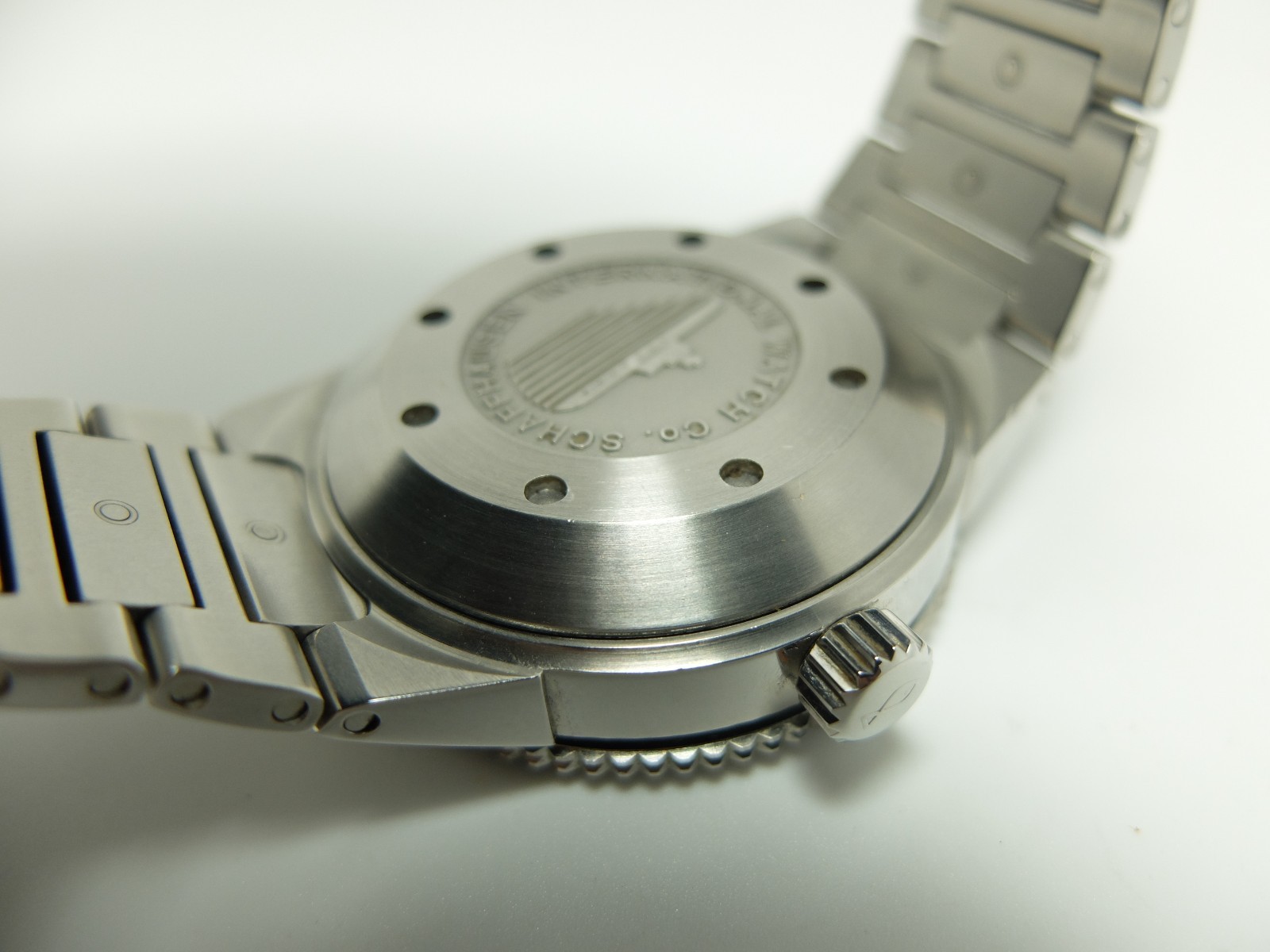 IWC Stainless Steel GST Aquatimer 3536-03 Rare White Dial Japan Diver Watch