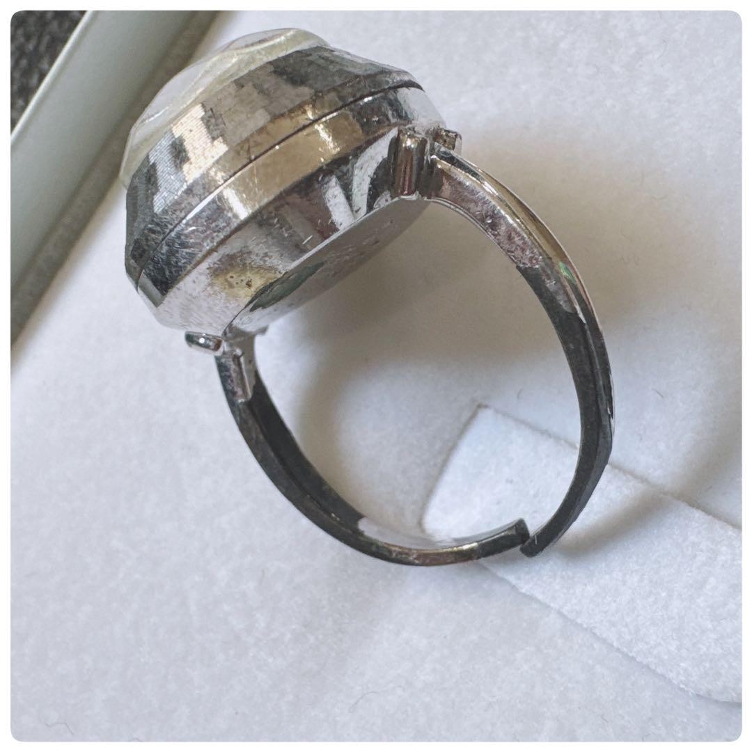 SEIKO Ring Watch, Manual Winding, 17 Jewels, Silver Color