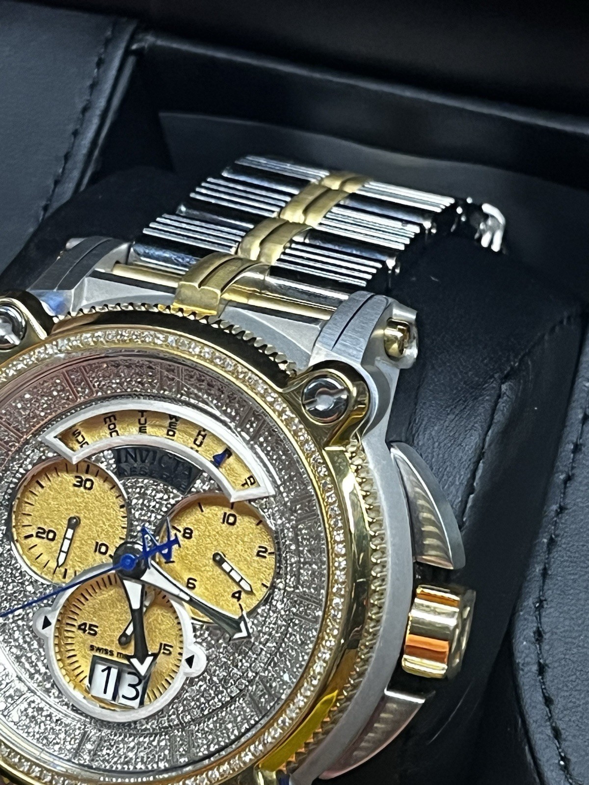 INVICTA Sea Hunter Warrior Men 1.5-1.6 CTS Diamonds 37004 56MM