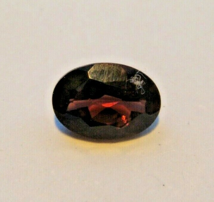 Garnet Gemstone Oval Cut 7 mm x 5 mm 1 carat faceted natural Gem