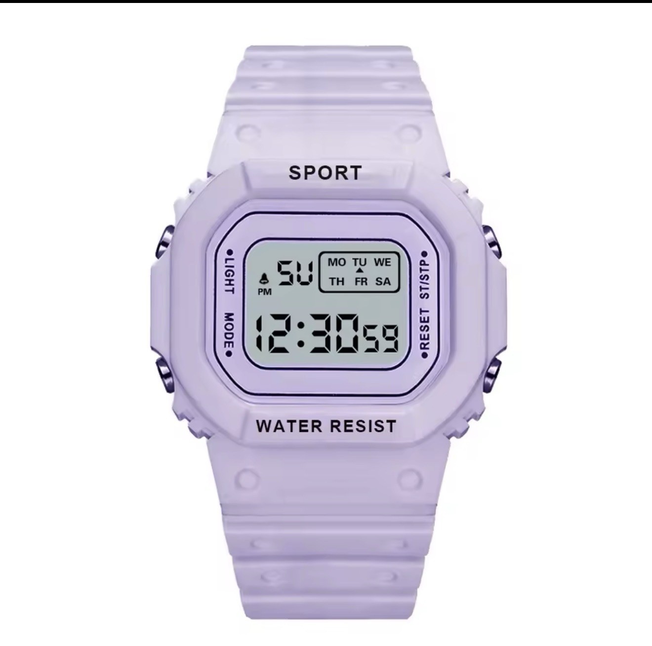 Sports LED Digital Watch Waterproof for Boys Girls Men Women Square