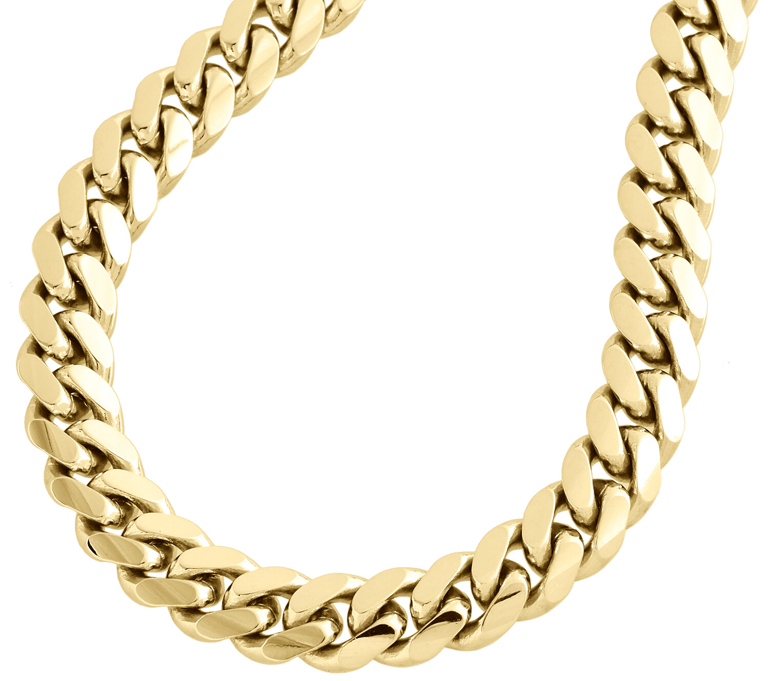 10K Yellow Gold Solid Miami Cuban Link Chain 6.50mm Box Clasp Necklace 20-30 In.