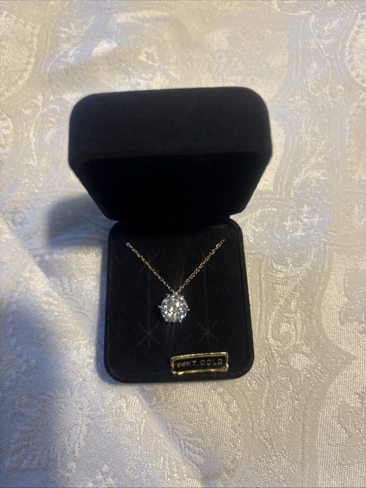 Diamonique Pendant Necklace
