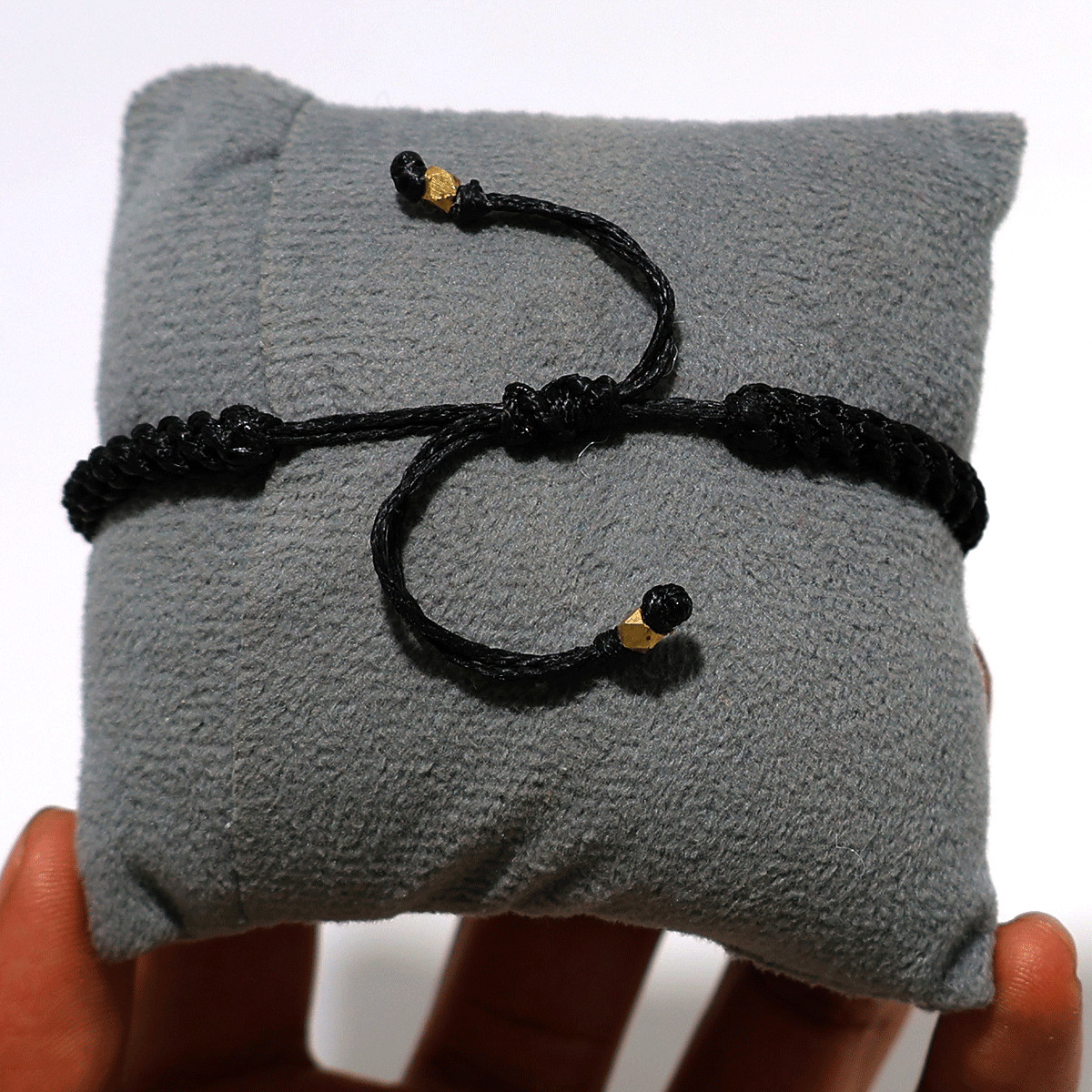 Blue Fire Rainbow Moonstone Macramé Bracelet – Handmade Lunar Glow Wrist Jewelry