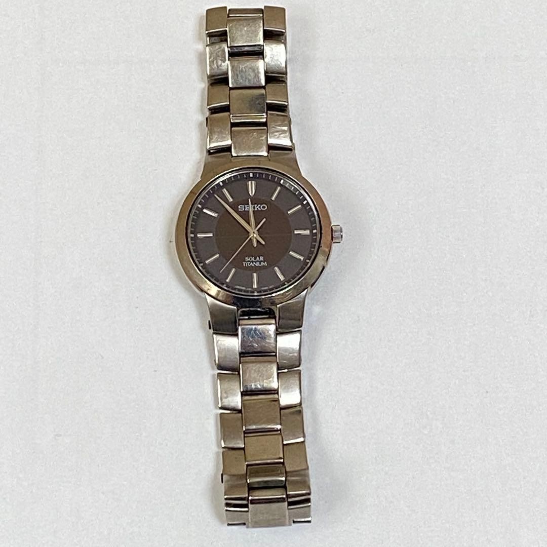 Working ✨ SEIKO Solar Titanium Men’s Watch V181-0AB0