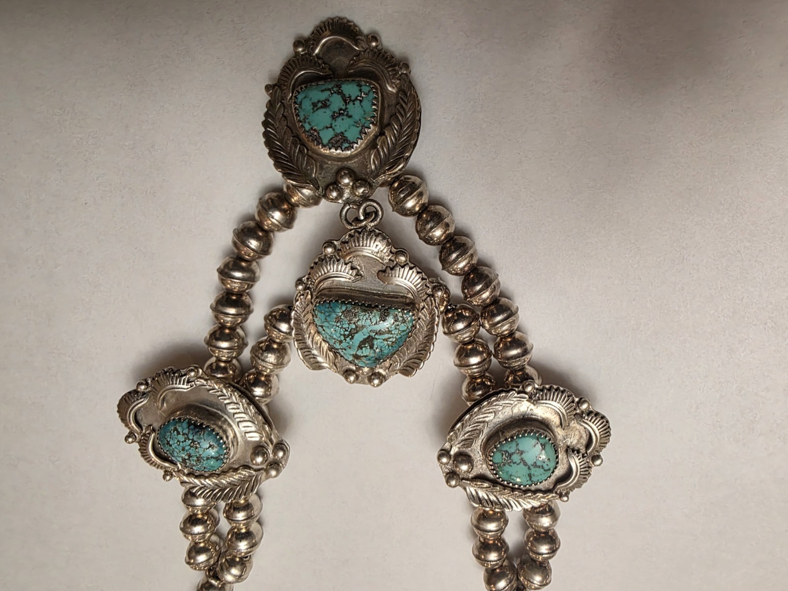 David K Lister DKL Turquoise Necklace 16.5 In Length