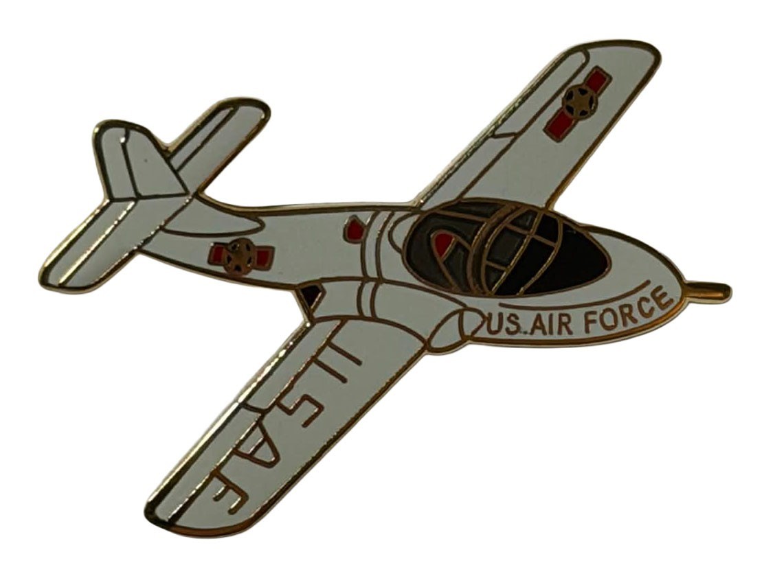 CESSNA T-37 TWEET TWEETY BIRD AIR FORCE AIRCRAFT LAPEL PIN BADGE 1.5 INCHES