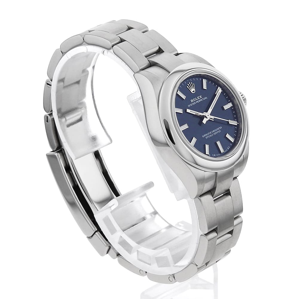ROLEX oyster perpetual 28 276200 blue Random Number second hand Women