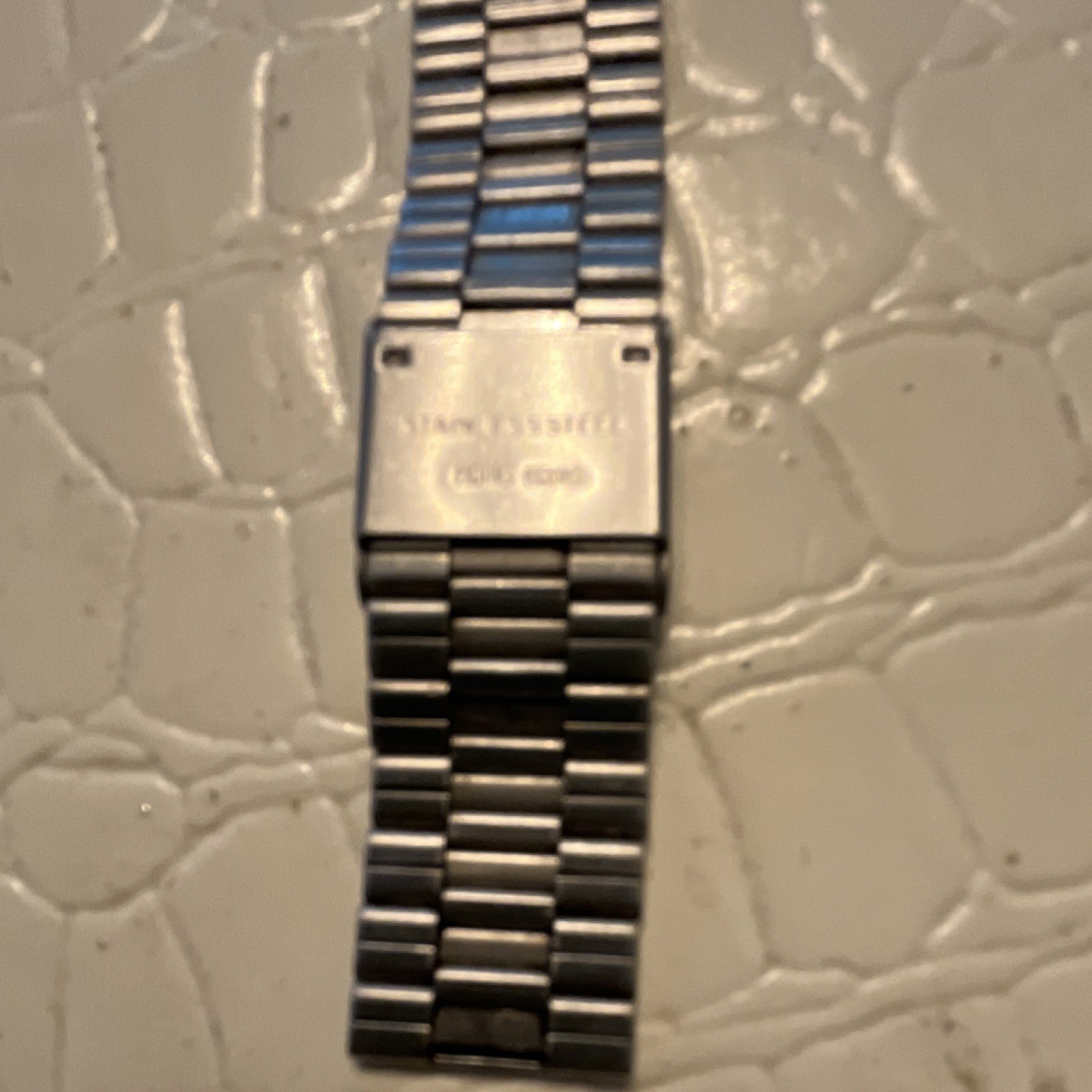 Helbros Quartz Vintage Gold Tone Stainless Bracelet Watch Black Dial Date