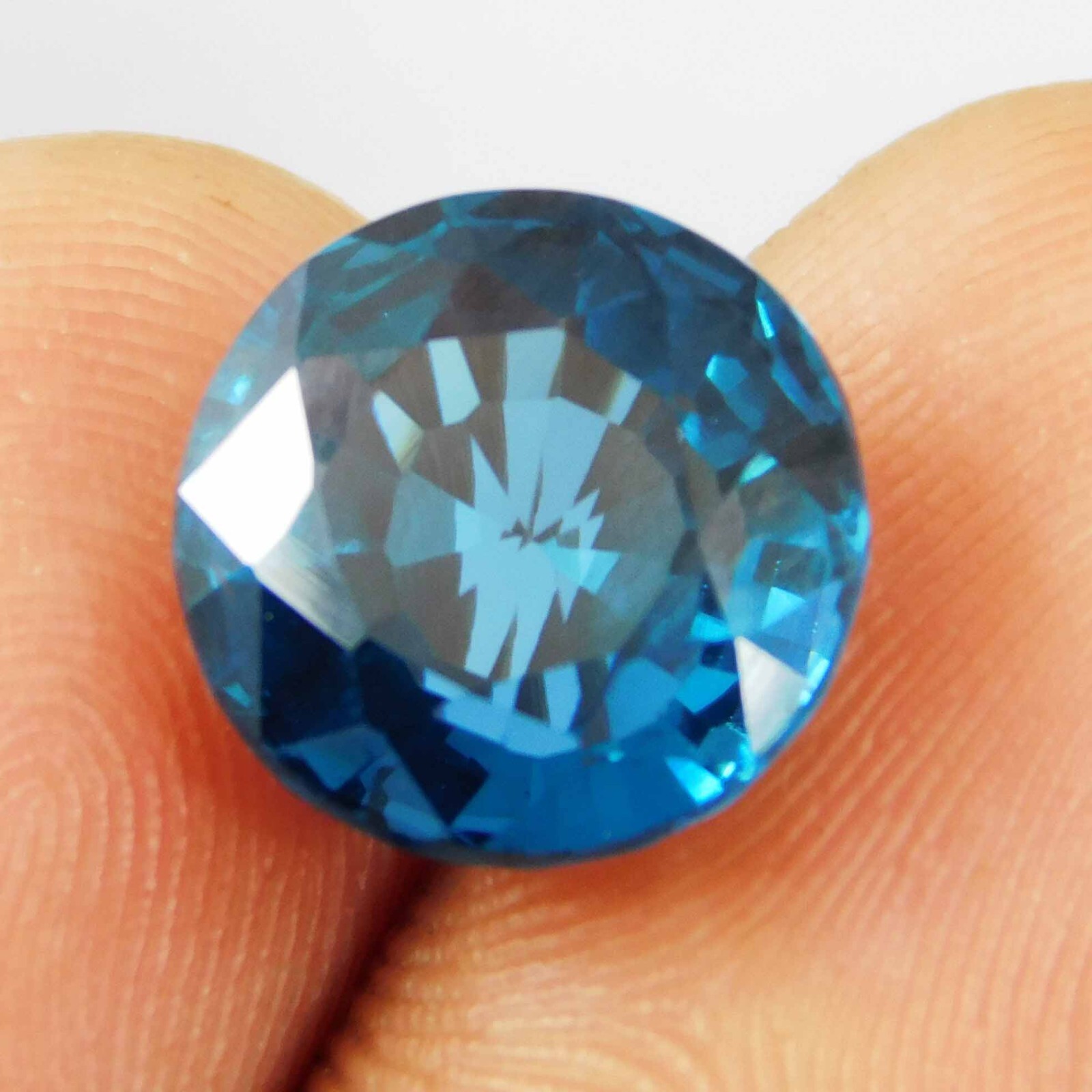Natural 6.65 Ct kenya Blue Tsavorite Garnet Round Cut CERTIFIED Loose Gems