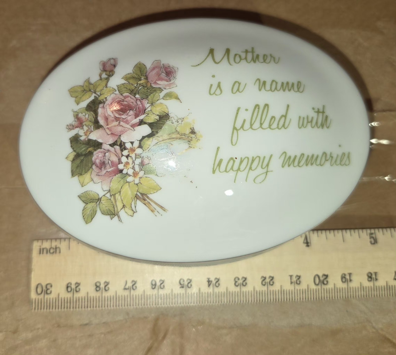Designer’s Collection Oval Lidded Trinket Dish Geniune Porcelain Made in Japan
