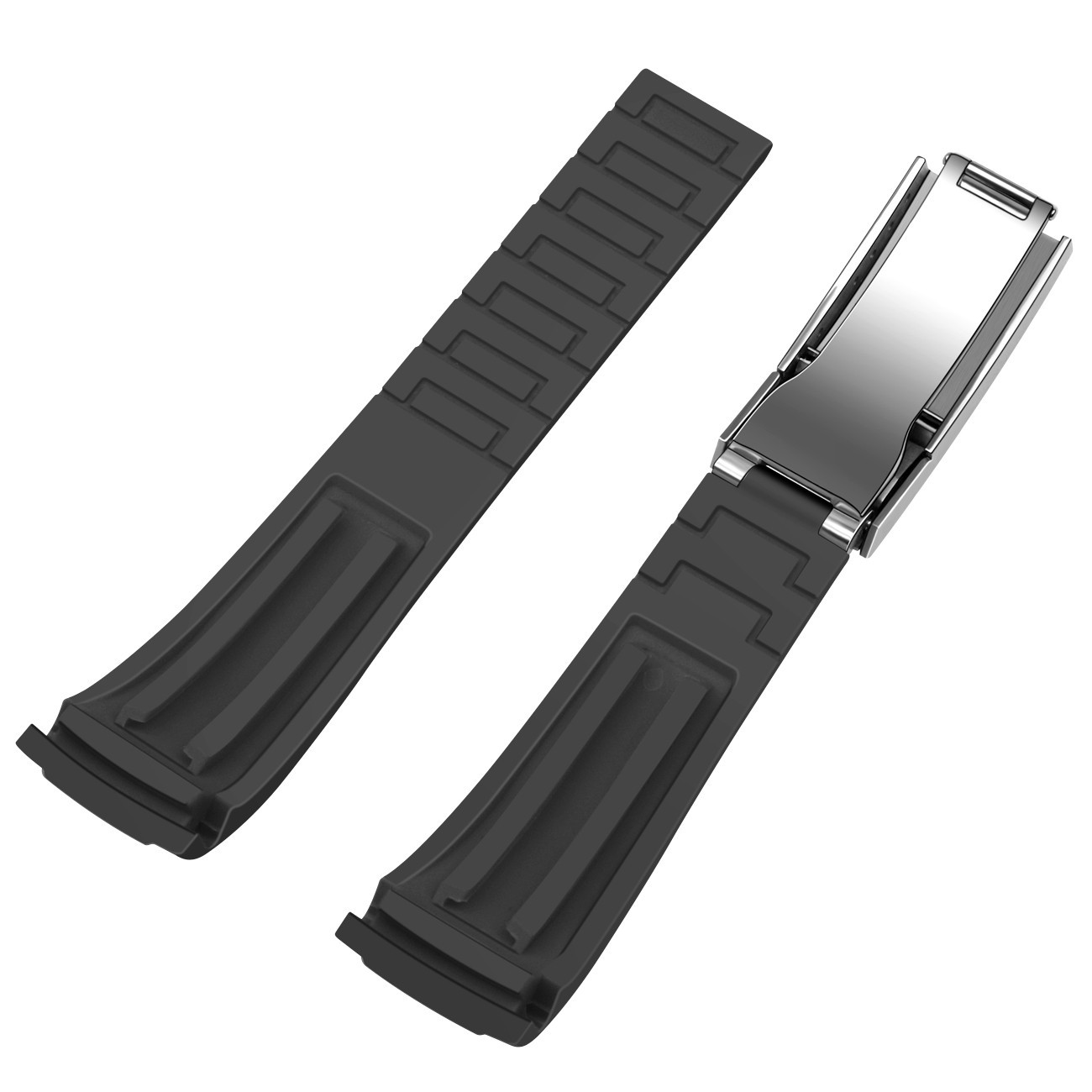 New 20 21 22 mm Rubber Watch Band Strap For DATEJUST DAYTONA SUBMARINER GMT