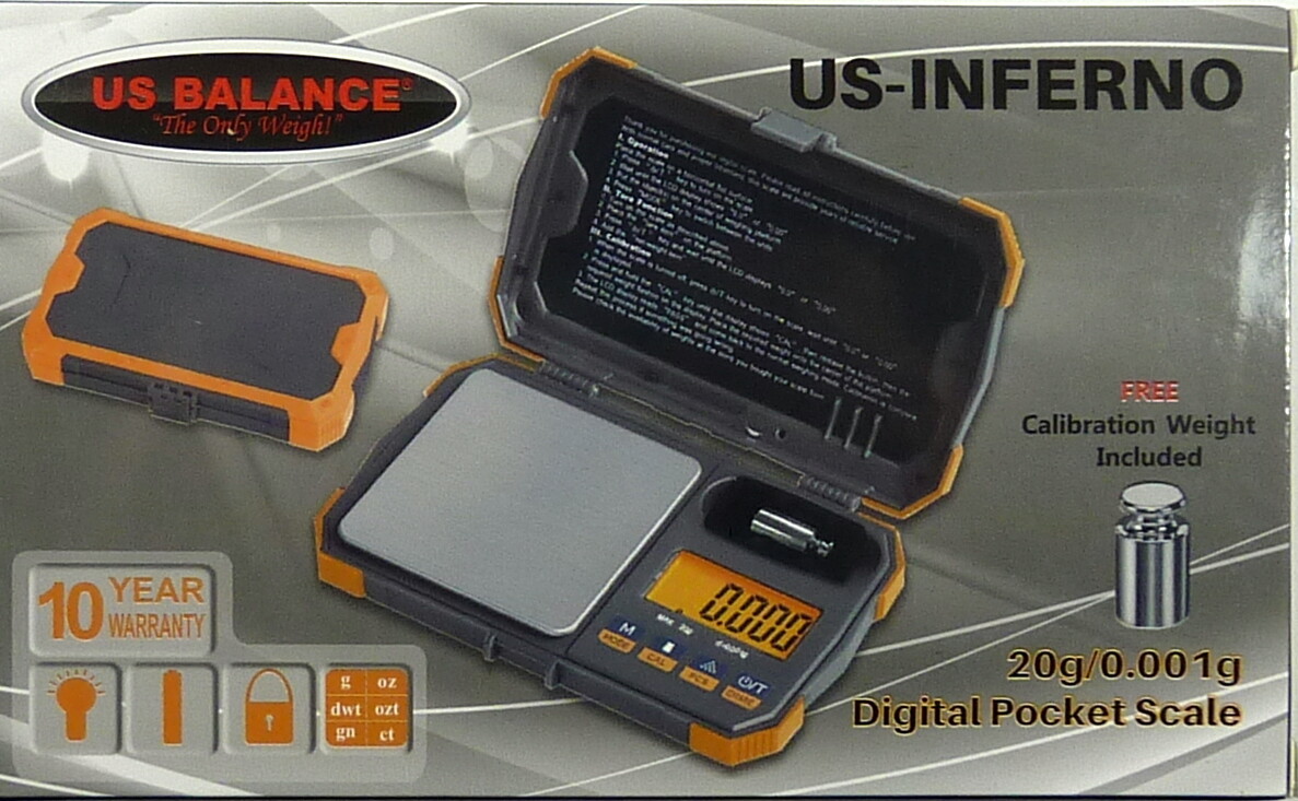 Pocket Digital Pocket Scale 20g x 0.001g Cal Weight Jewelry Gold Gram Herb Karat
