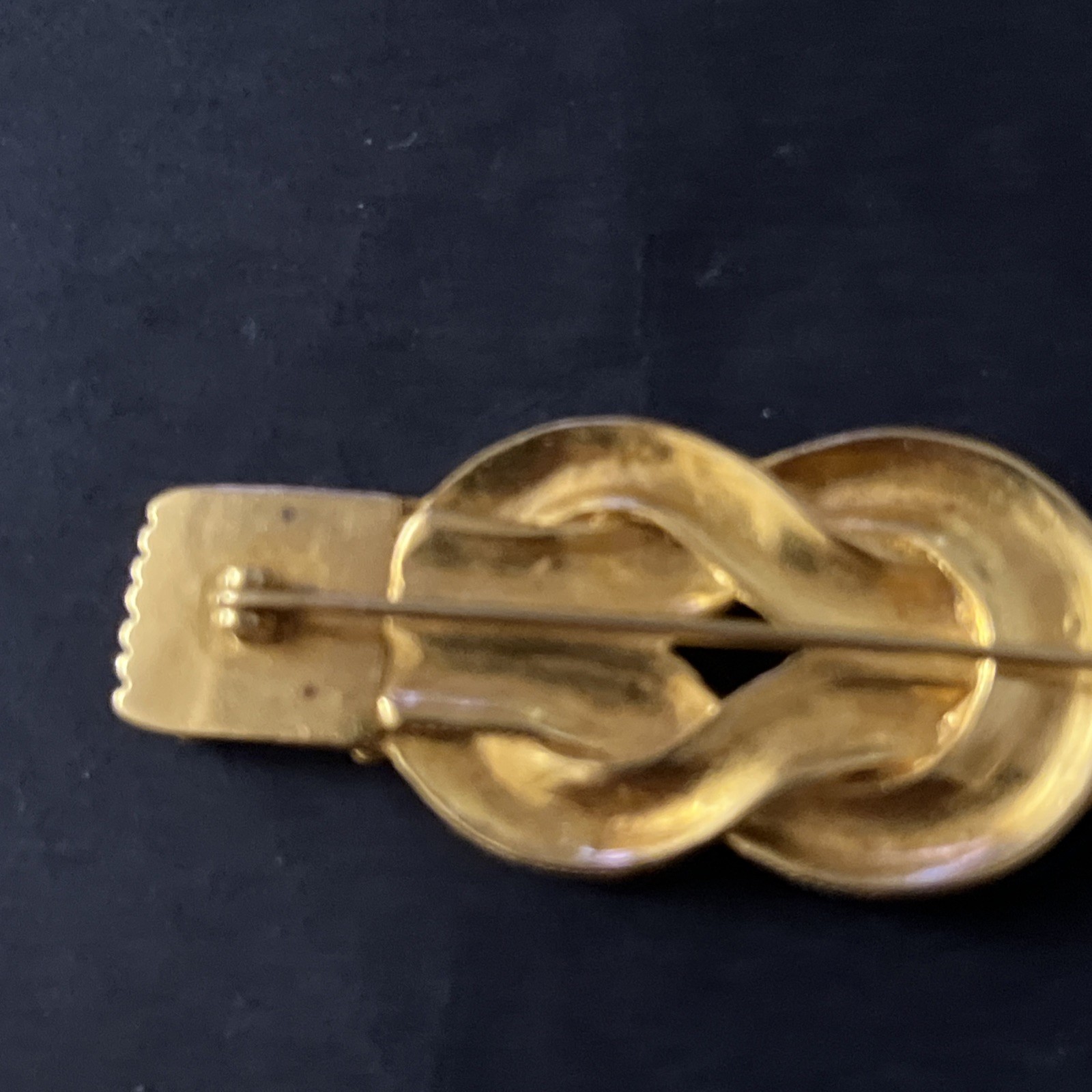 MMA Metropolitan Museum Art 1994 Greek Diadem Hercules Knot Goldtone Brooch Pin