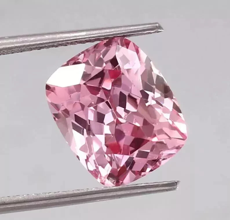 Pink Morganite Natural Cushion Cut 10-12 Ct EGL Certified Loose Gemstone