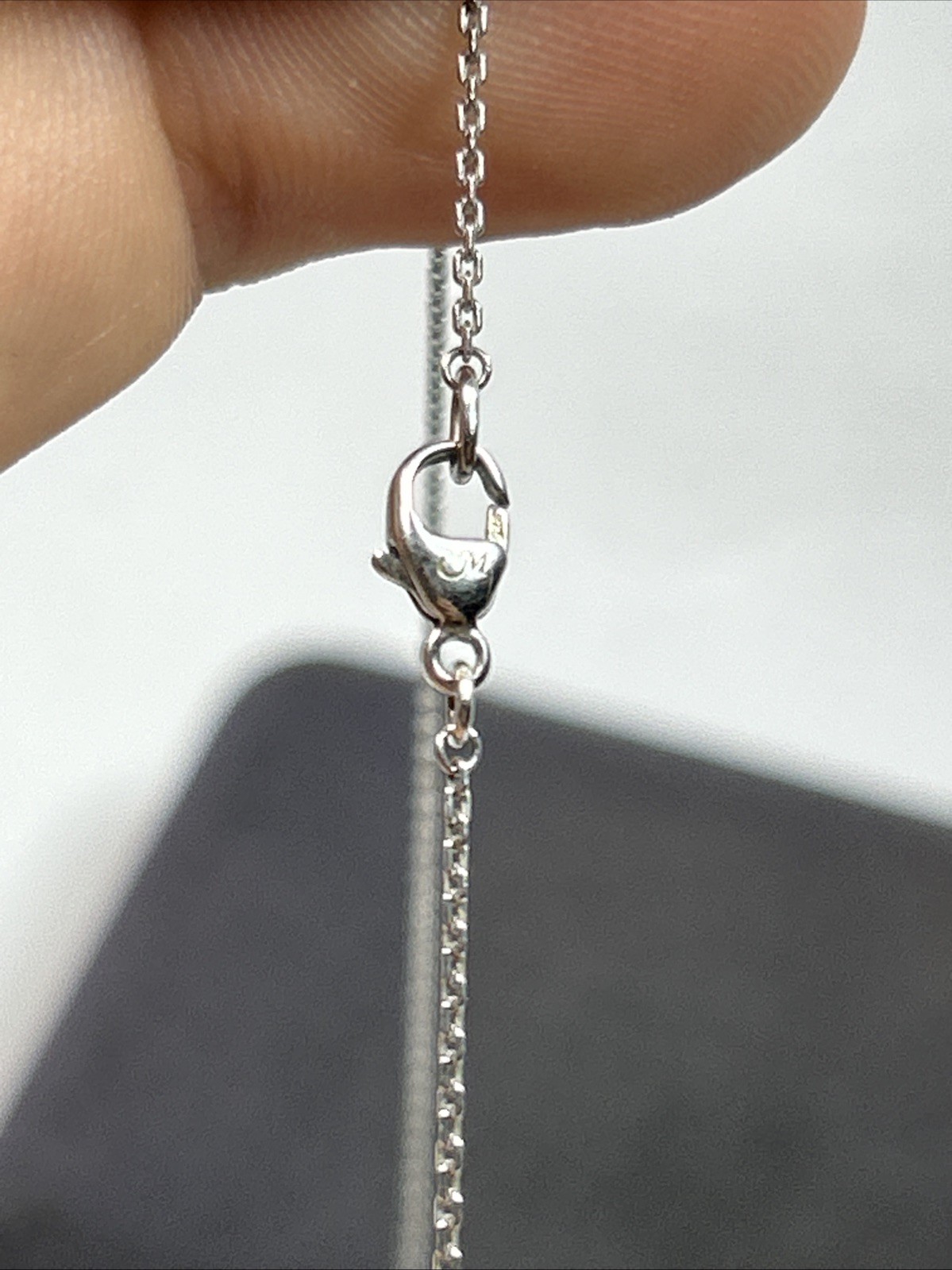 Monica Rich Kosann Sterling Silver 17” Modern Link Delicate Chain Necklace