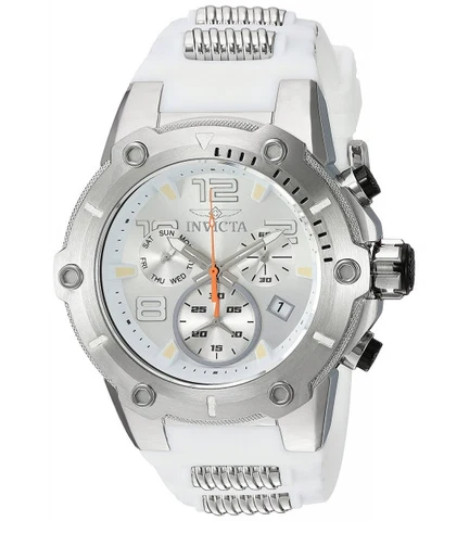 Invicta Men’s Speedway Quartz Stainless Steel and Silicone Casual Watch 51mm