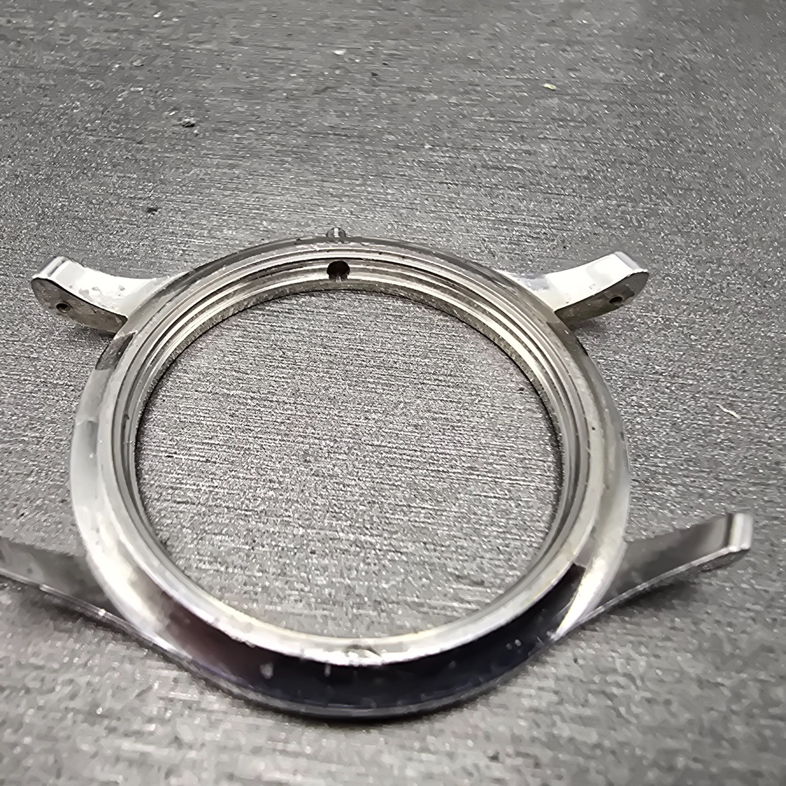 Movado Museum Watch Case 35mm Stainless Steel Round 85-G1-885 W/Crystal