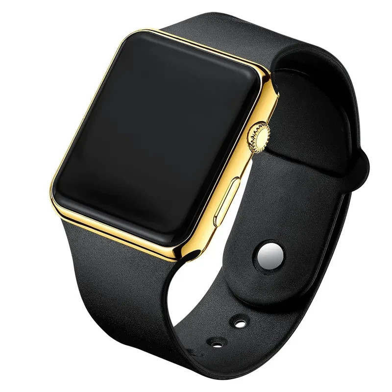 Electronic Watch Sports Men Women LED Silicone Digital
