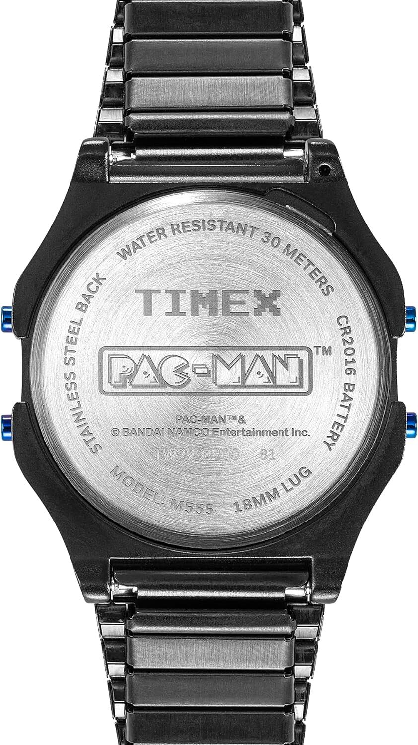 [TIMEX] Watch PAC-MAN x TIMEX Classic Digital Metal 34MM TW2V94200 Black