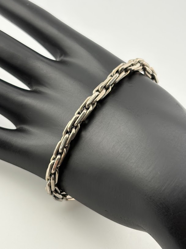 925 STERLING SILVER 5MM PRINCE OF WALES CHAIN BRACELET 8″ UNISEX 25.5G 1639