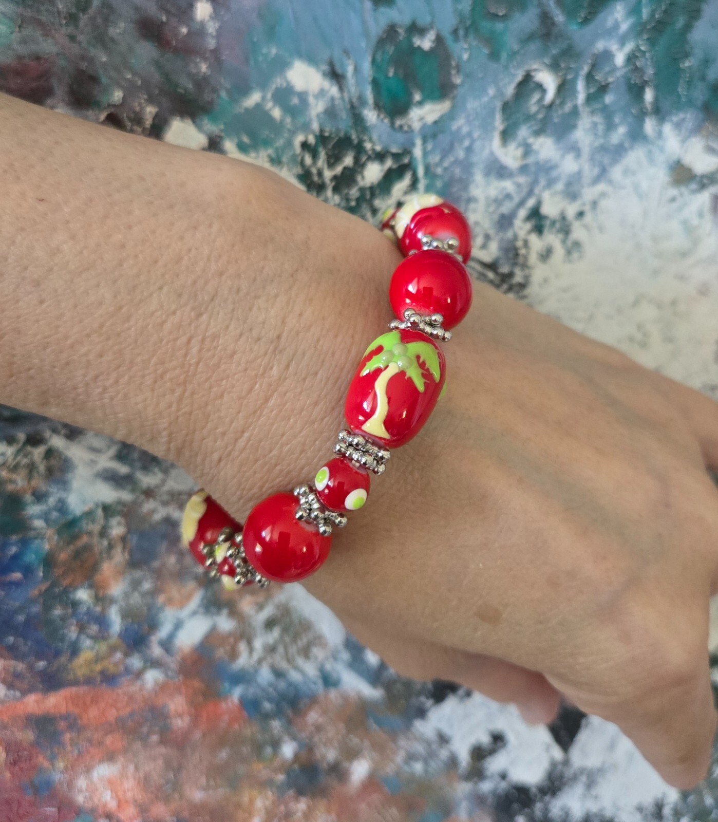 Beach Bracelets Jewelry Wholesale Bracelet COLORFUL 6 pcs Stretch Bracelets