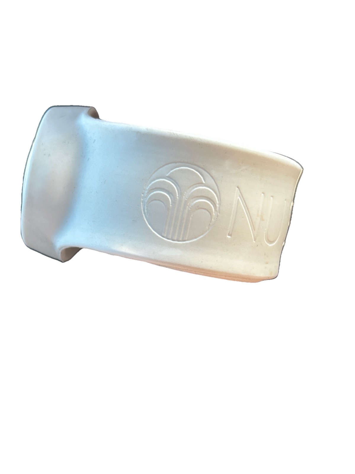 White Nu Skin Lady Limited Edition Analog Slappie Strap Watch