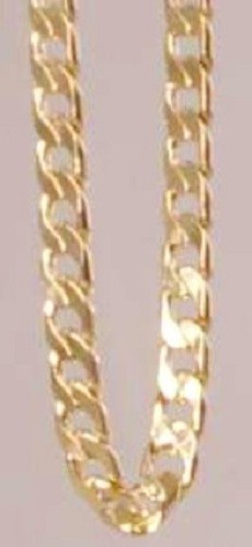 Bracelet or Anklet 8 in inch Long 6mm 24k Yellow Gold Plated