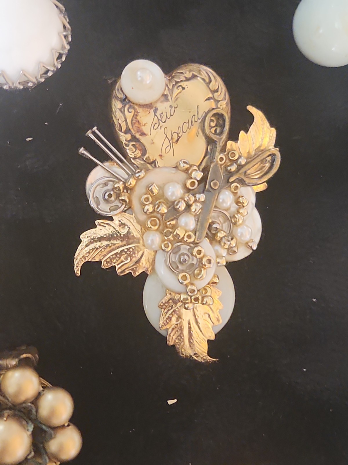 Vtg & Art Deco Mixed #4 Jewelry Lot ( 34 )