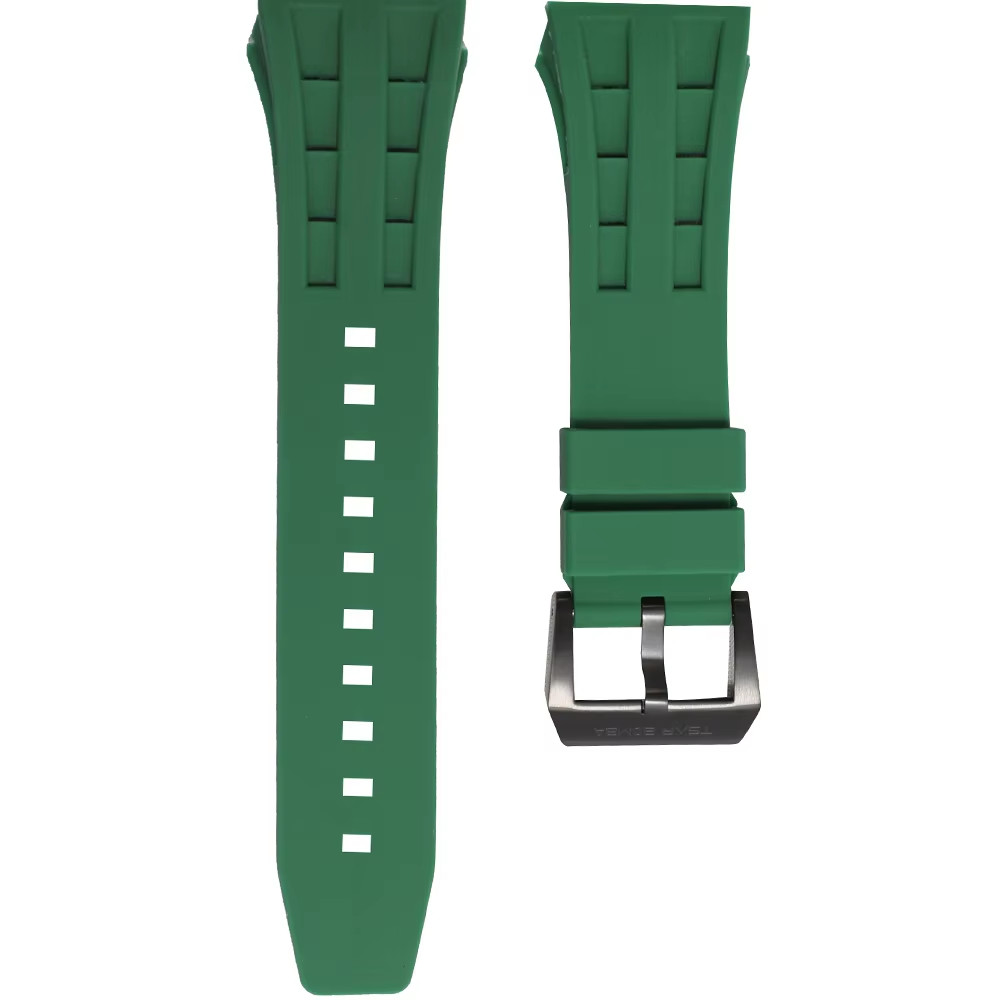 FKM Rubber Watch Band Strap Fits TSAR BOMBA TB8204 TB8206 TB8207 TB8208 TB8209