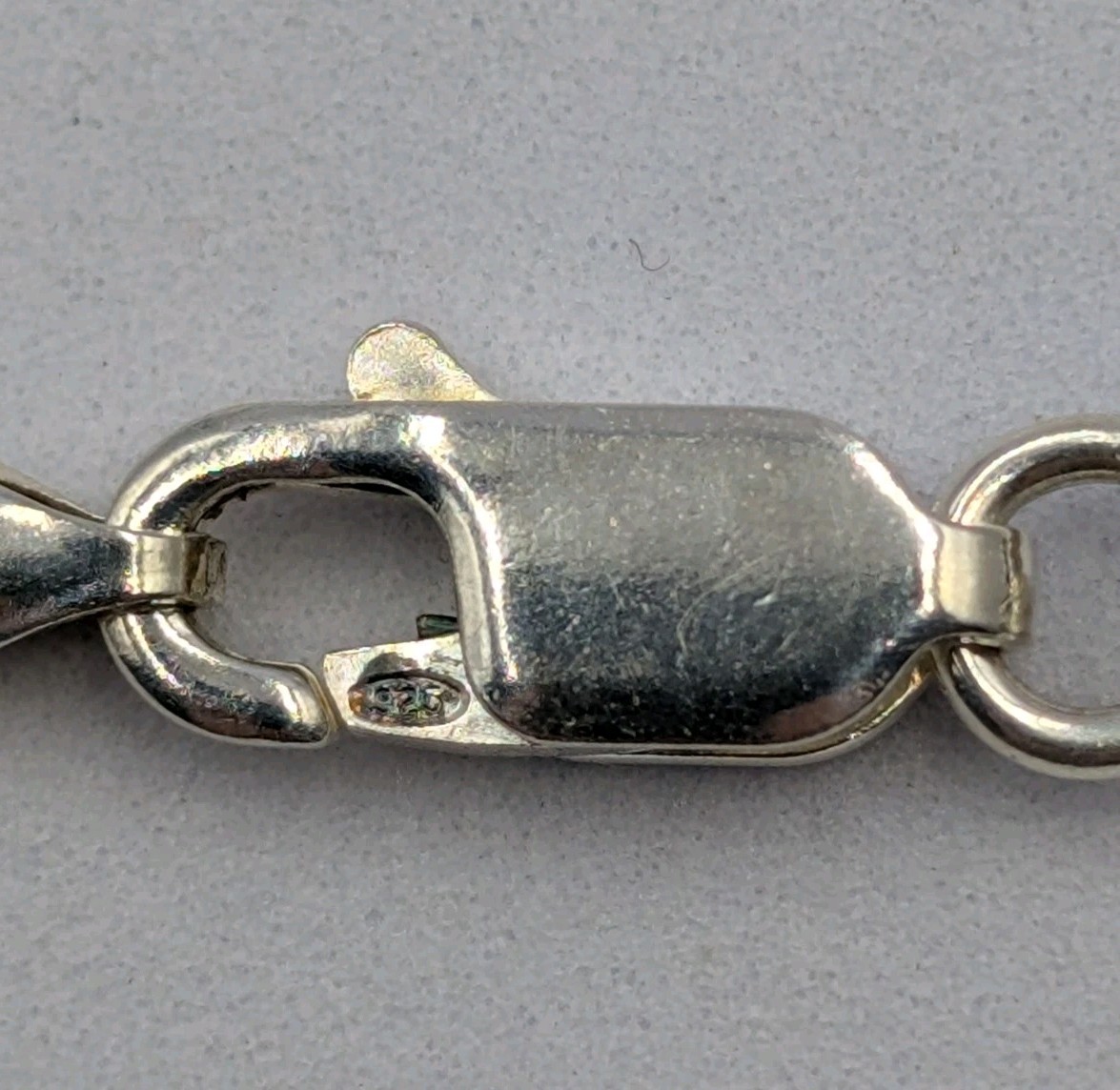 Vtg Italian 925 Sterling Silver Solid Rope Chain Necklace 30″ 2.2mm 14.7g Unisex