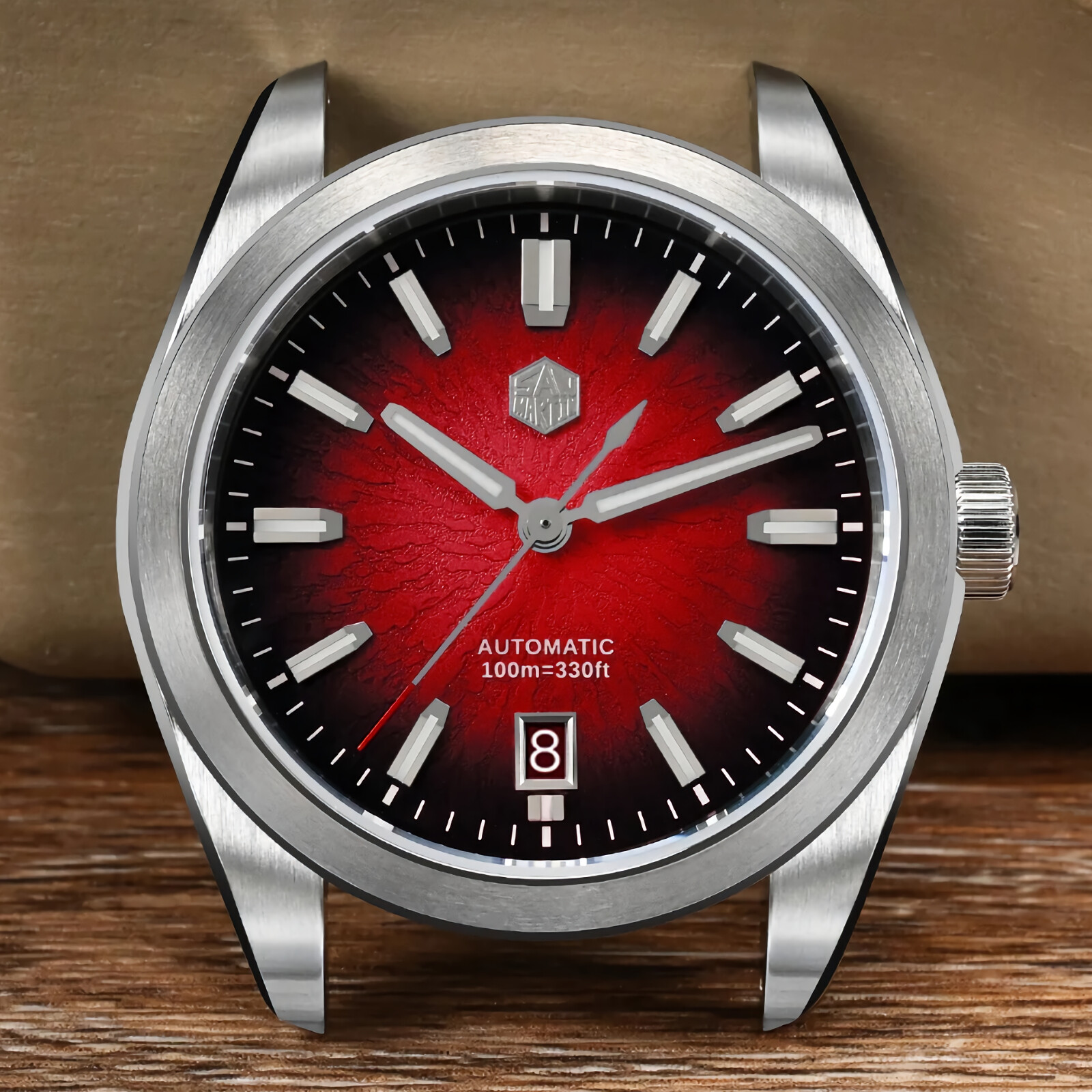 SAN MARTIN SN0144-GX Miyota 9015 JianZhan Chinese Style Enamel Dial 39mm Watch