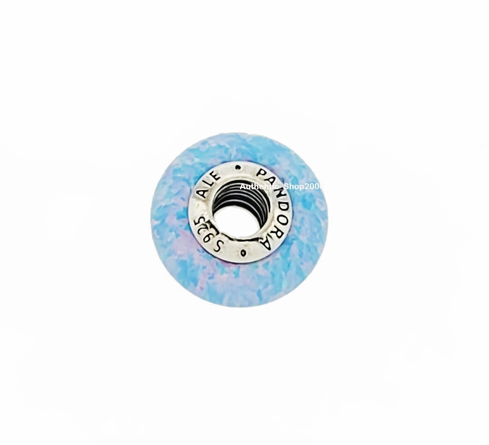 New 100% Authentic PANDORA silver 925 Opalescent Ocean Blue Charm 791691C01