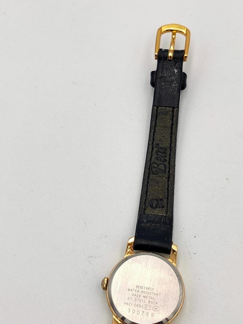 JUNK FOR PARTS Seiko Spirit 4N21-0890 Ladies Gold-Tone Quar Dead battery | Japan