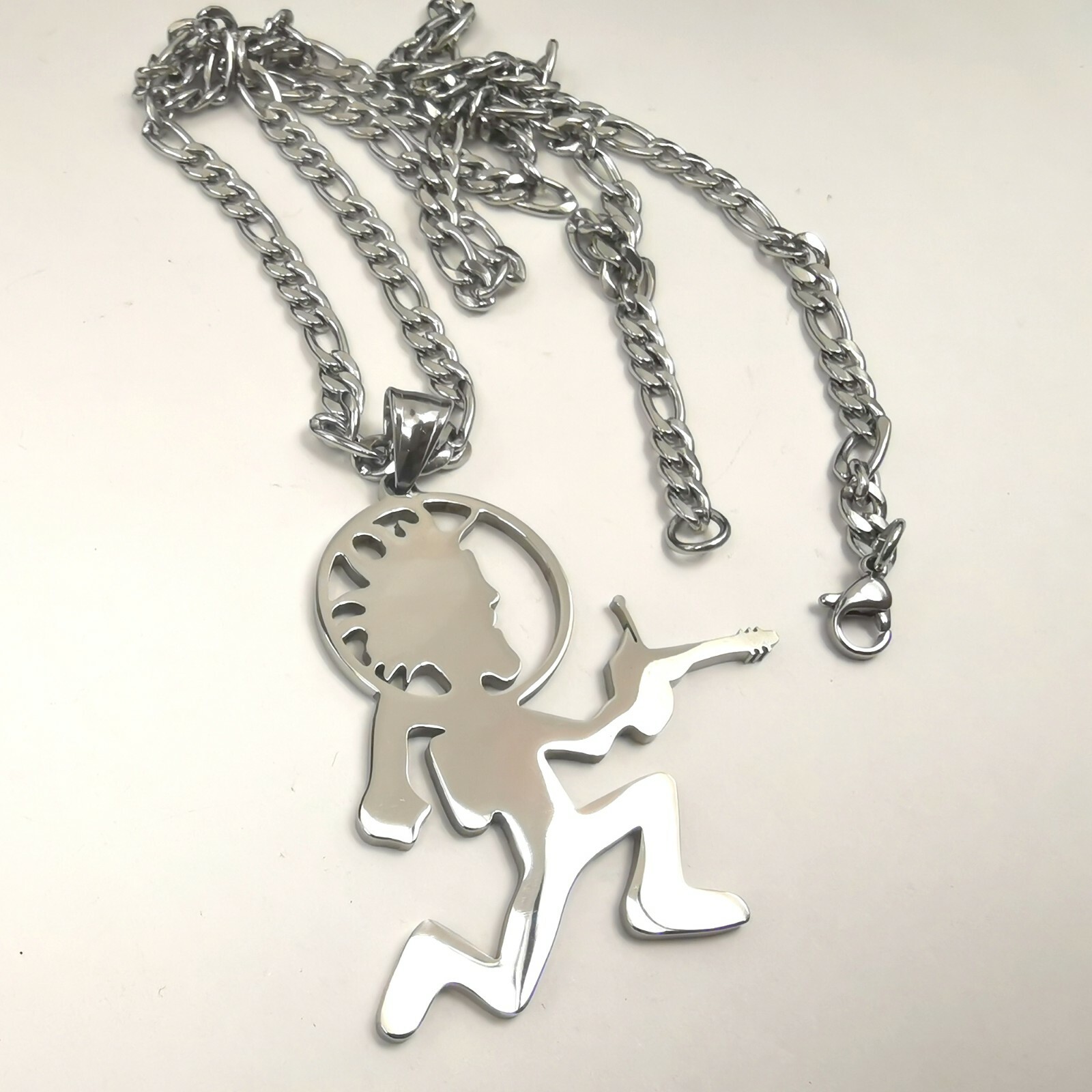 Juggalo Hip HOP ICED Hatchet Man Runner Pendant Charms Stainless Steel Necklace