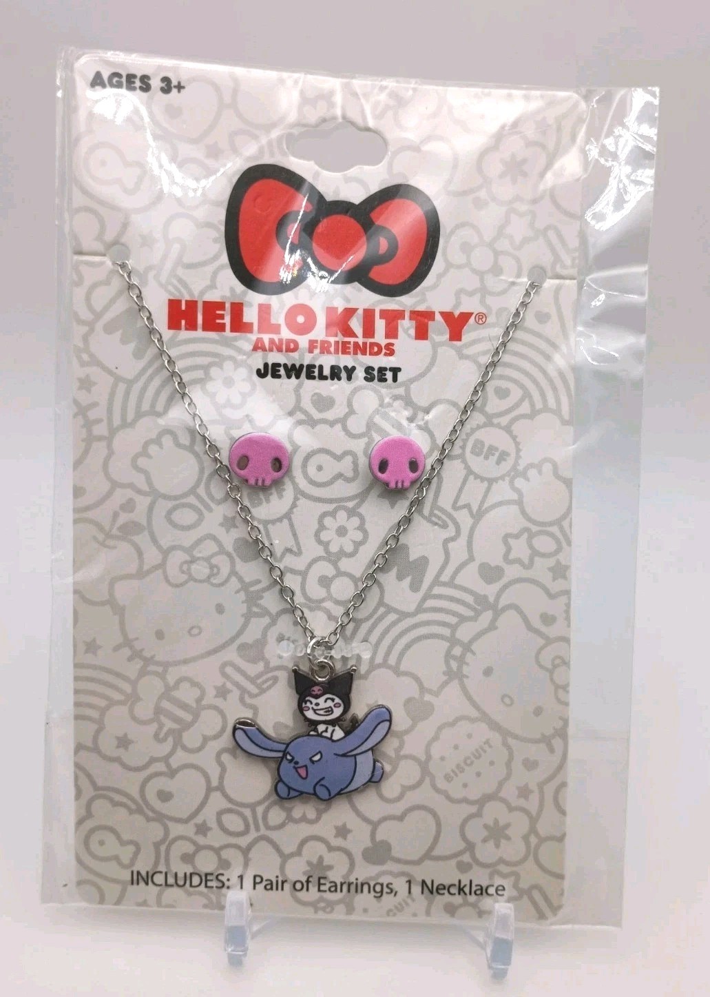New Hello Kitty And Friends, Kuromi Necklace And Earrings Jewelry Set – NIP