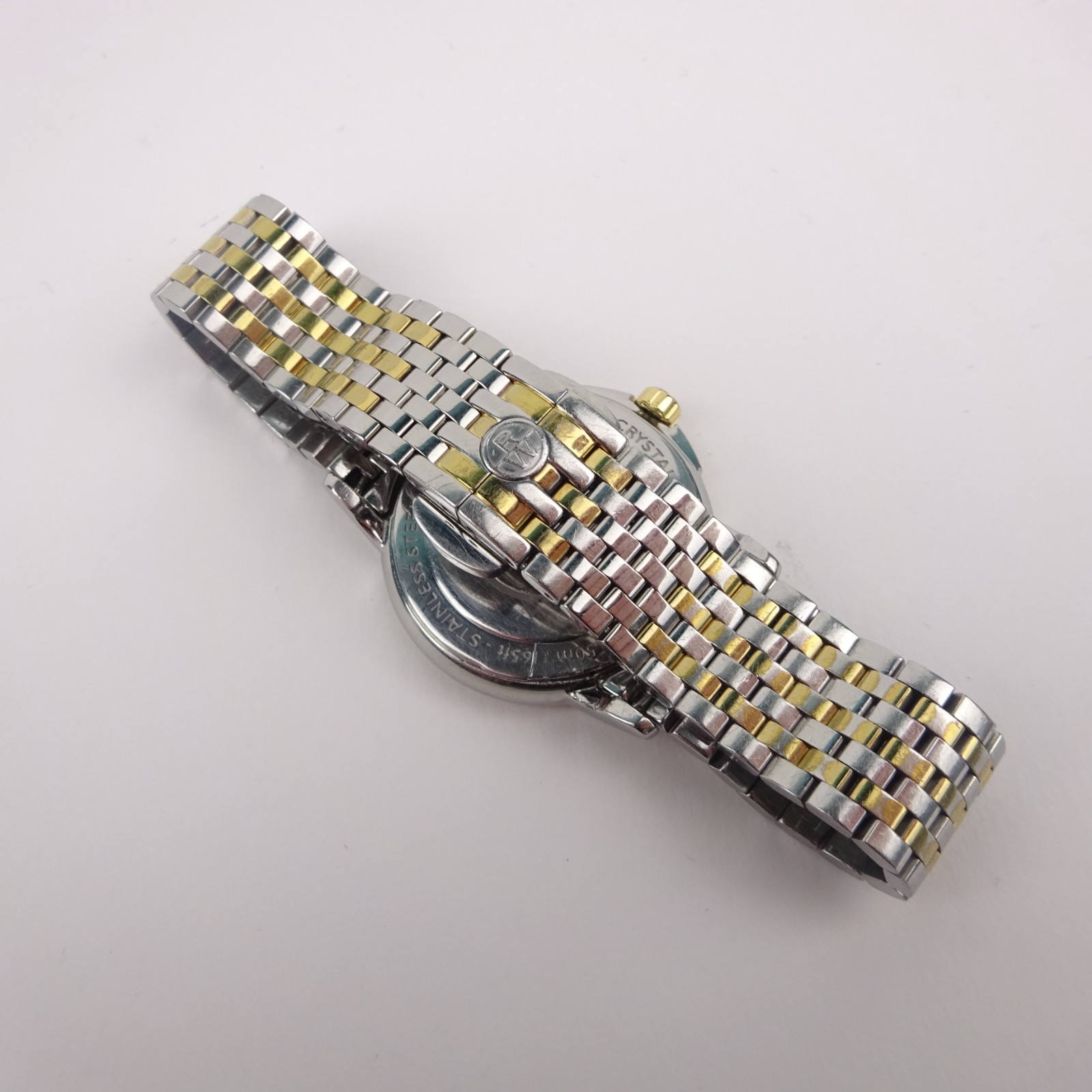 Raymond Weil Tradition 5966 Watch 2 Tone Mother of Pearl Dial Women’s
