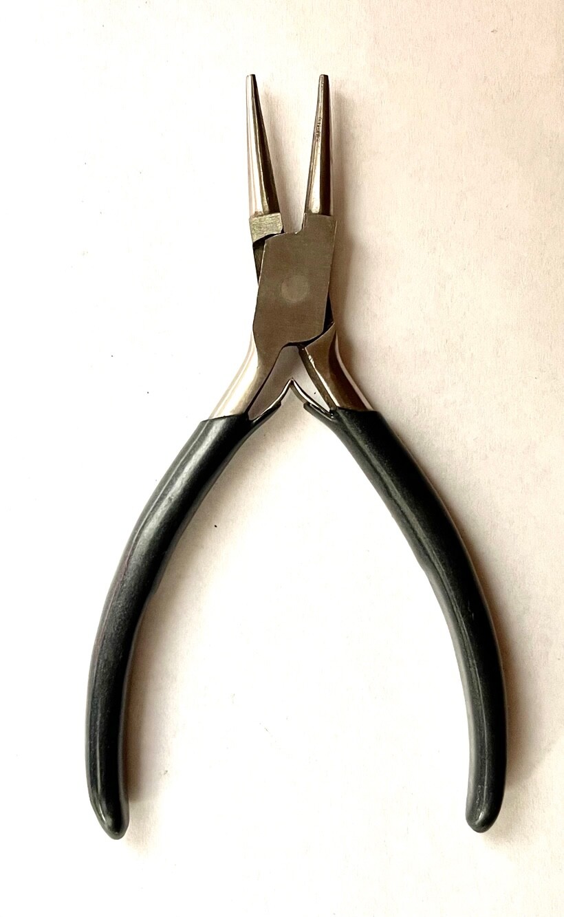 ROUND NOSE PLIERS WITH V-SPRING 5″ BOX JOINT JEWELRY MAKING WIRE WRAPPING