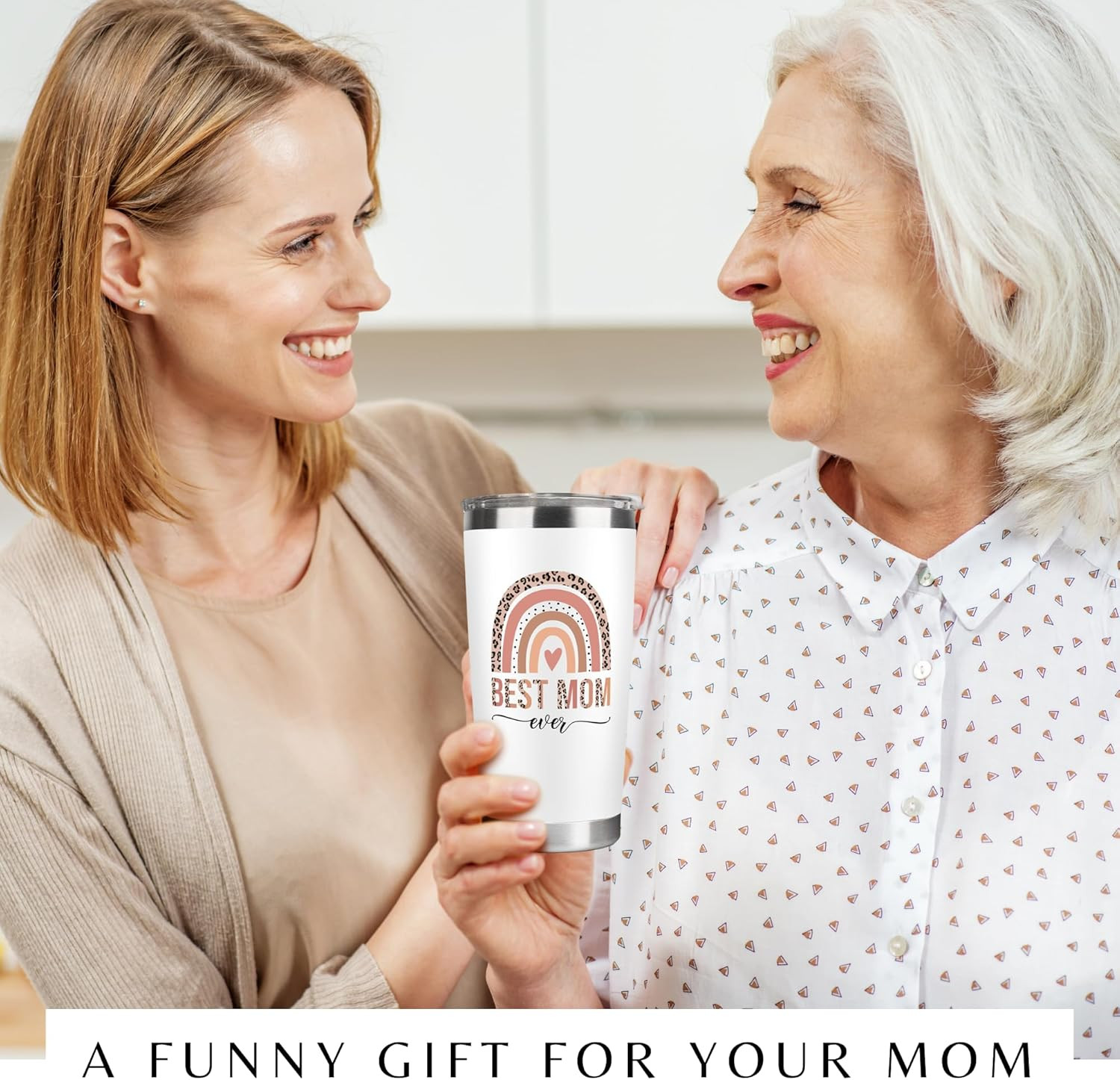 20 oz Stainless Steel Mom Tumbler Gift Vacuum Insulated Travel Cup