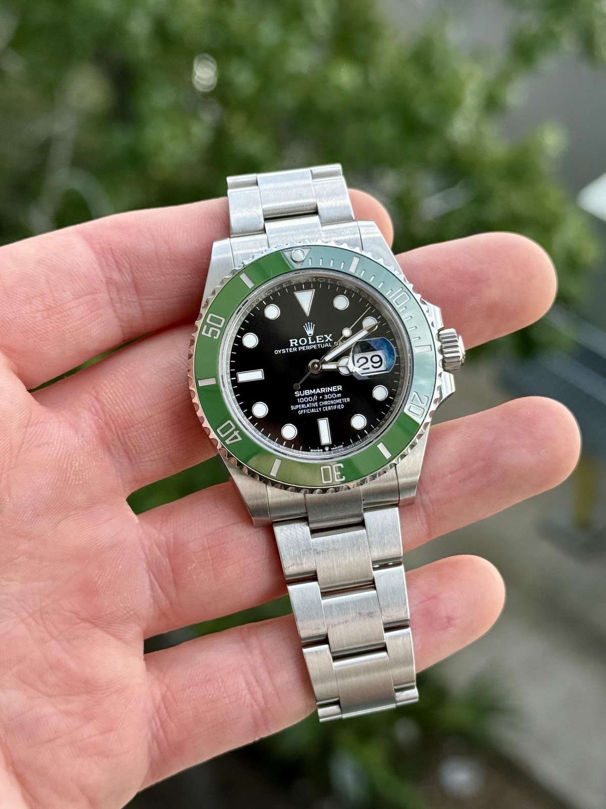 2024 Rolex Submariner 126610LV Green 41mm w/ Rolex Warranty Card & Hang Tags