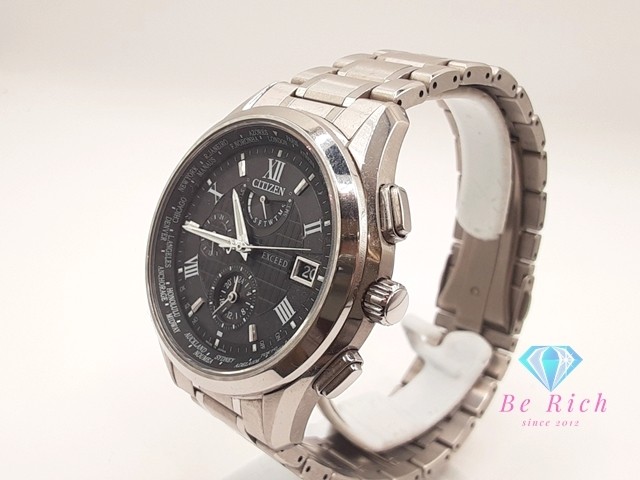 Excellent Condition CITIZEN Exceed Eco Drive Date AT9110 58E H820 T023916 Black