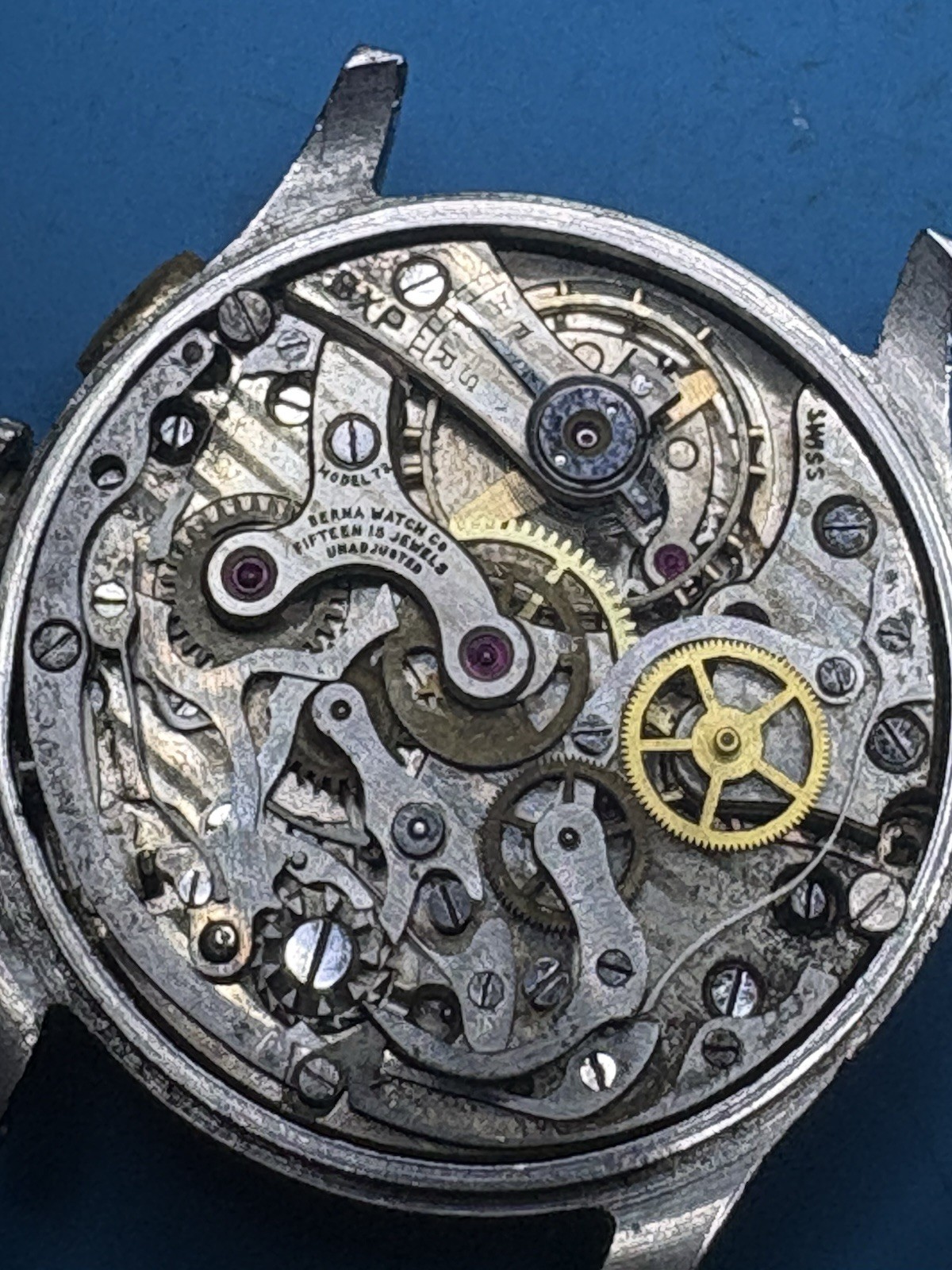Harvard Valjoux 23vz Chronograph Watch 40-50s Vintage Rare Sleeper