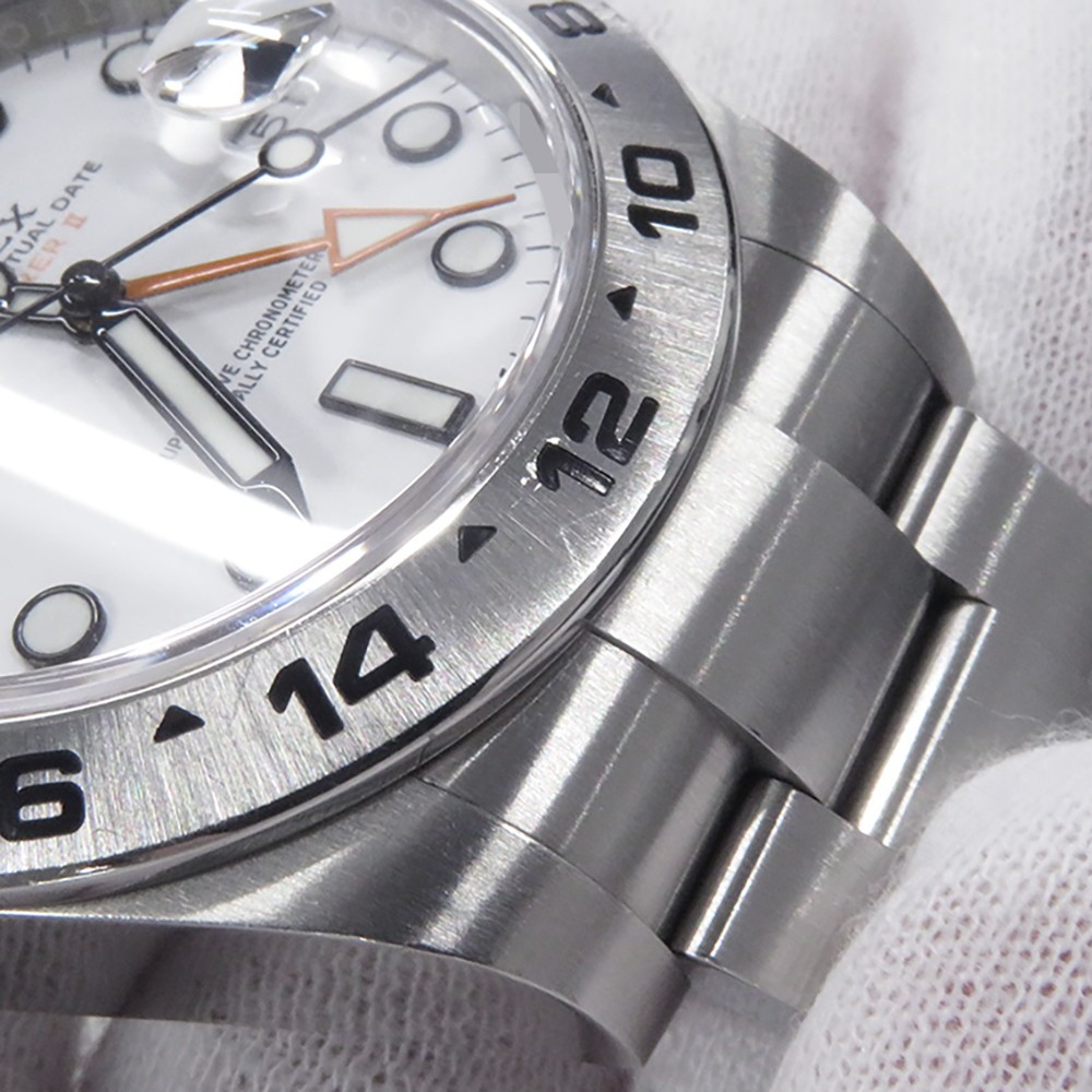 ROLEX Explorer II 42mm Stainless Steel White Dial 216570